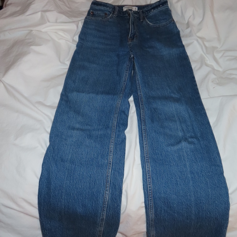 Abercrombie & Fitch Dark Blue Flare Jeans
